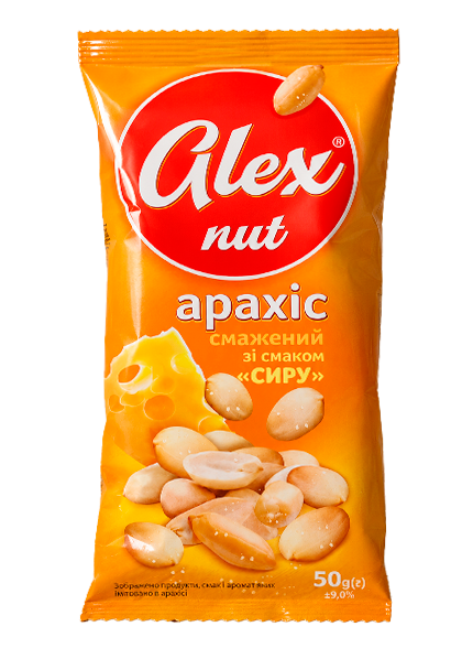 ALEX NUT арахіс смажений зі смаком сиру 50г