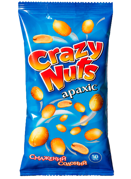 CRAZY NUTS арахіс смажений