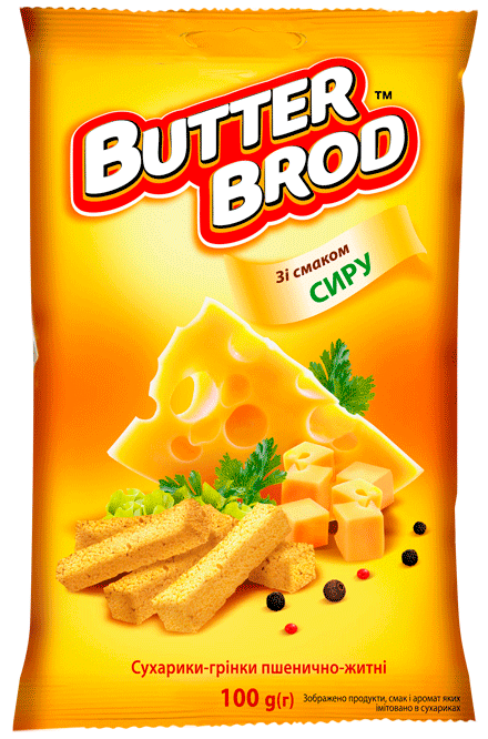 BUTTERBROD зі смаком Сиру 100г